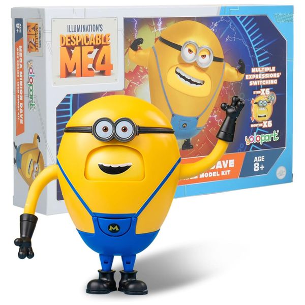 Minion-Mega-Dave-com-11-cm-de-Altura-e-6-Expressoes-Faciais-Imagem-0
