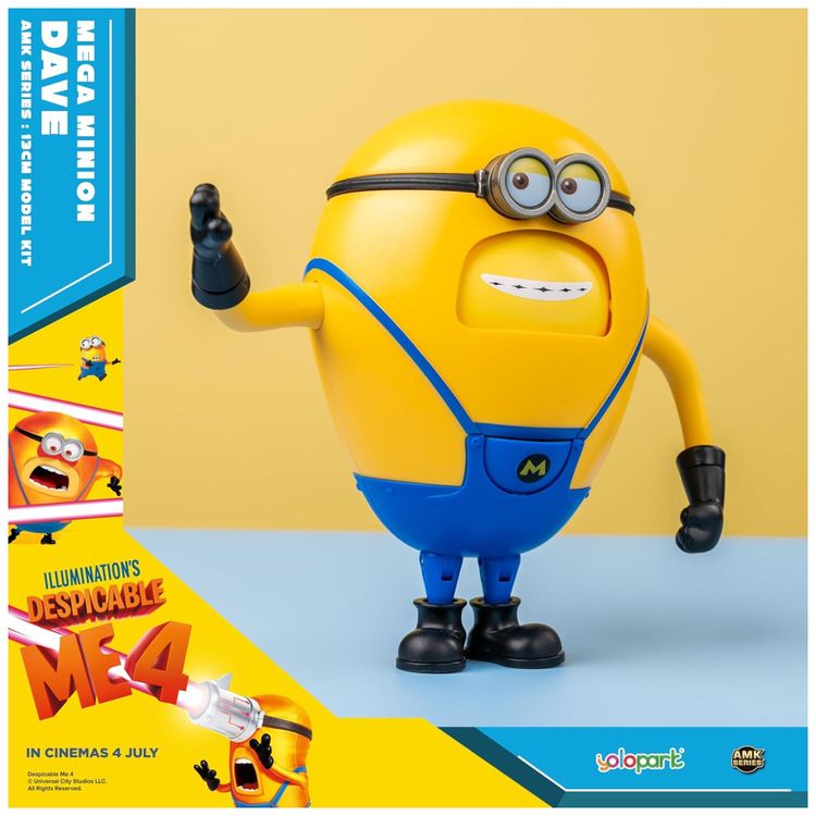 Minion-Mega-Dave-com-11-cm-de-Altura-e-6-Expressoes-Faciais-Imagem-3
