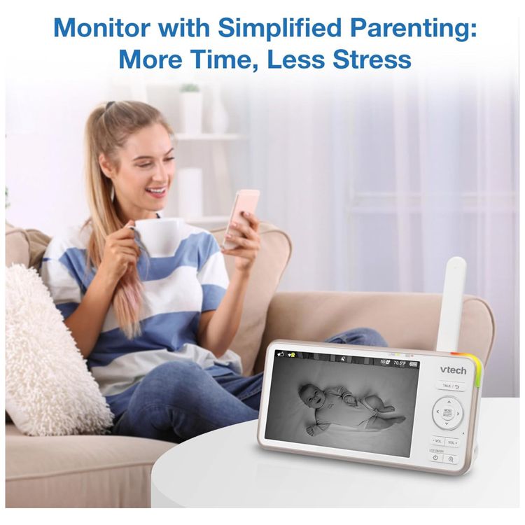 Monitor-de-Bebe-V-Care-1080p-FHD-com-WiFi-e-tela-LCD-HD-5--Imagem-4