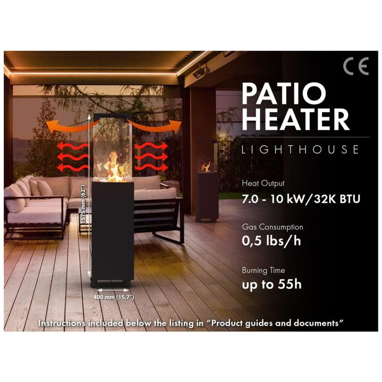 Aquecedor-Lareira-externo-a-gas-Propano-para-patio-Design-Imagem-2