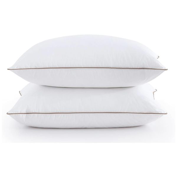 Conjunto-de-Travesseiros-de-Penas-de-Ganso-Tamanho-Queen-Imagem-0