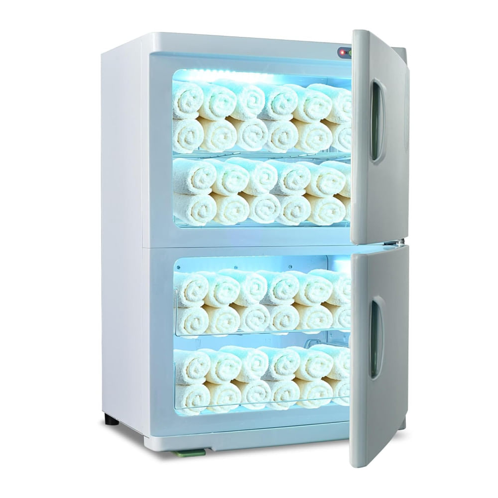 Aquecedor de Toalhas BYOOTIQUE com Capacidade Extra Grande de 46L e Máquina Dupla de Aquecimento. AW