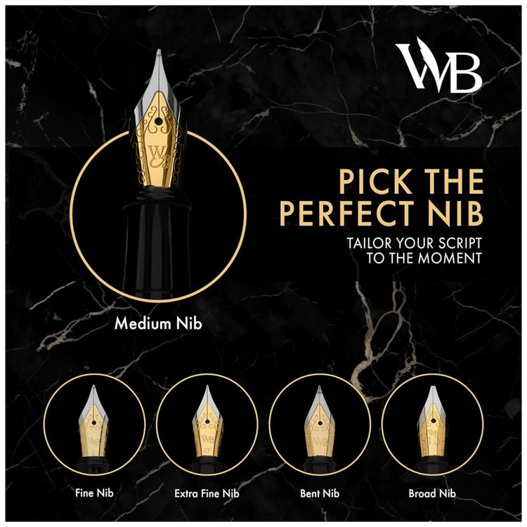 Caneta-Tinteiro-de-Luxo-Dourada-com-Acabamento-em-Ouro-24K-Imagem-3