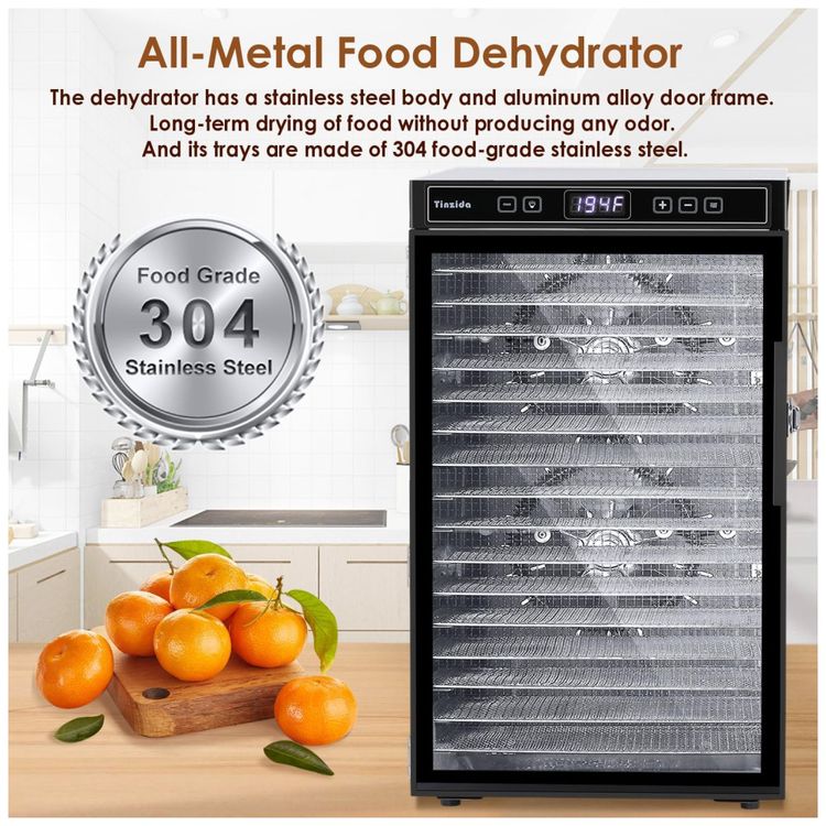 Desidratador-para-alimentos-e-carne-seca.-16-Bandejas-de-Imagem-2
