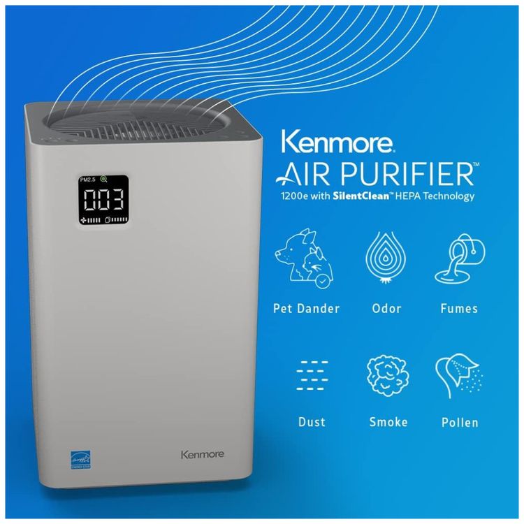 Purificador-de-Ar-Kenmore-PM2010-com-Filtro-H13-True-HEPA-Imagem-1