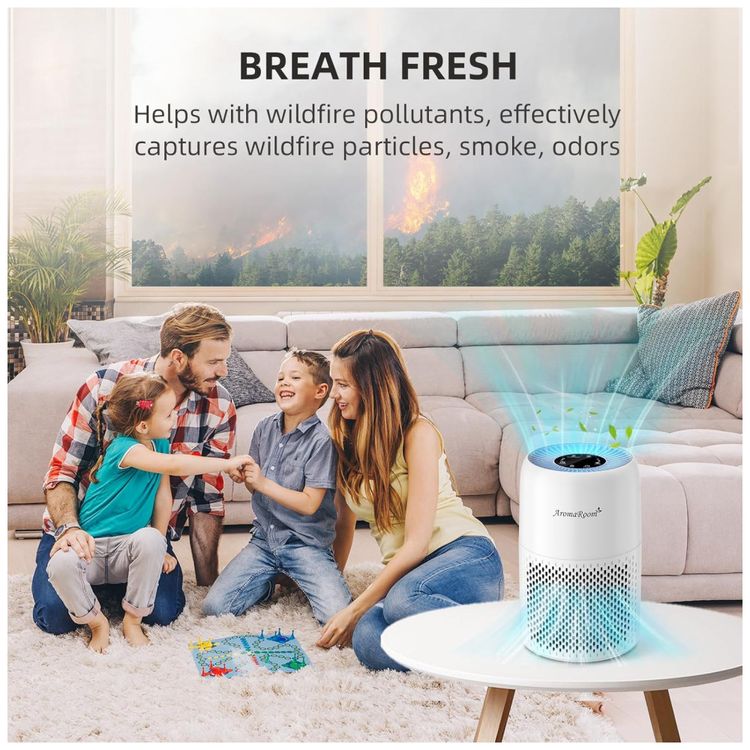 Purificador-de-Ar-AromaRoom-para-Quarto-com-Filtros-True-Imagem-4