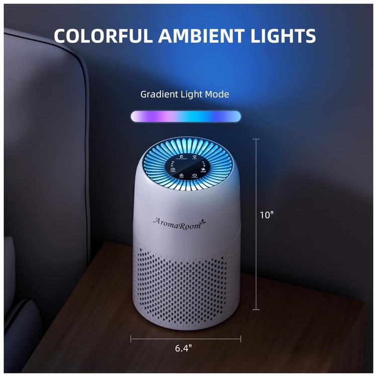Purificador-de-Ar-AromaRoom-para-Quarto-com-Filtros-True-Imagem-6