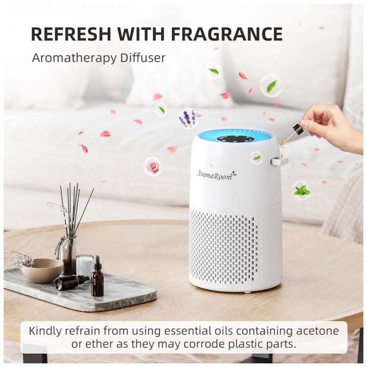 Purificador-de-Ar-AromaRoom-para-Quarto-com-Filtros-True-Imagem-8