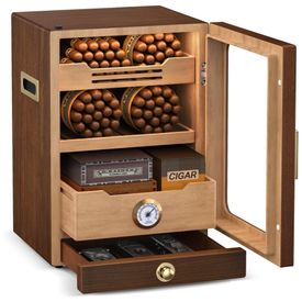 Humidor-de-charutos-com-Capacidade-para-Armazenar-de-100-a-Imagem-0