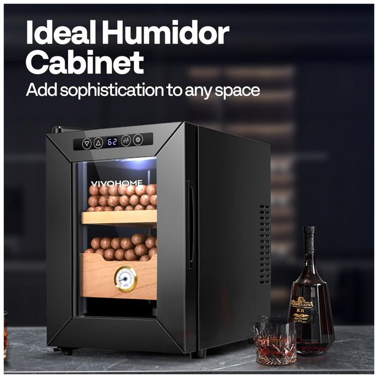 Humidor-VIVOHOME-eletrico-de-10L-com-capacidade-para-110-Imagem-5
