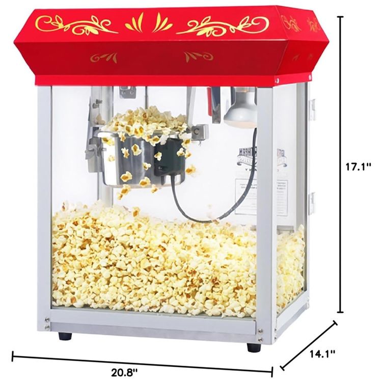 Maquina-de-Pipoca-Vermelha-Great-Northern-Popcorn-6112-Imagem-9