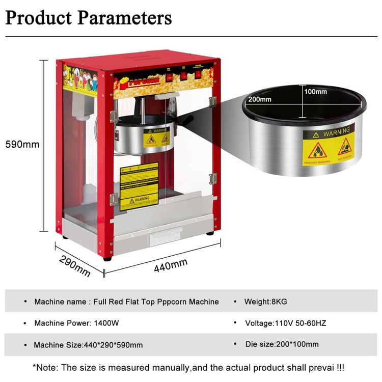 Maquina-de-Pipoca-Comercial-110V-227-g-com-Chaleira-de-Imagem-2