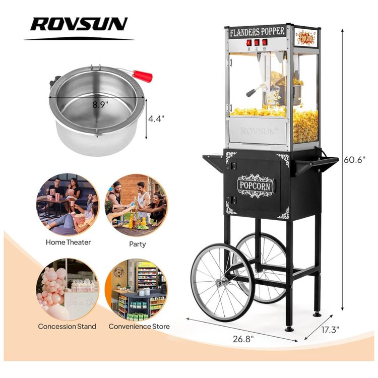Maquina-de-Pipoca-ROVSUN-Estilo-Cinema-com-Carrinho-e-Imagem-6