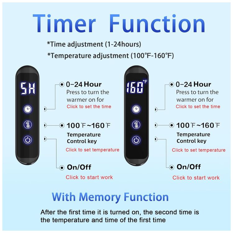 Aquecedor-de-Toalhas-Preto-para-Banheiro-com-TimerDisplay-Imagem-1