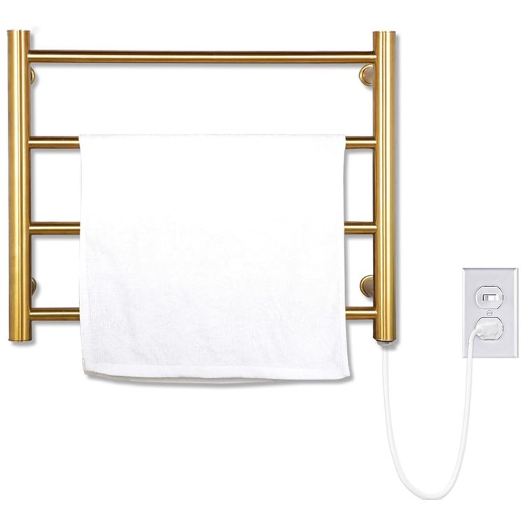 Aquecedor-de-Toalhas-Dourado-Rack-de-Toalhas-Eletrico-para-Imagem-1