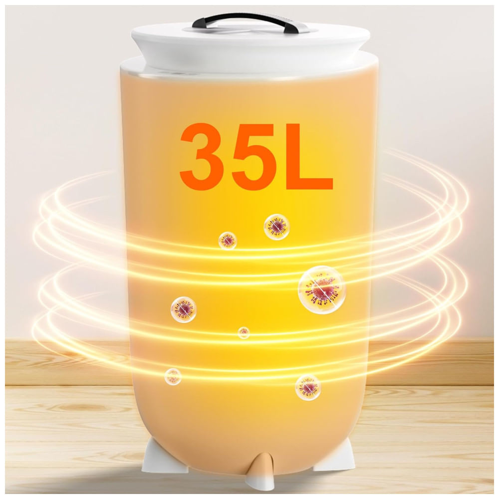 Aquecedor de Toalhas AKIRES para Banheiro 450W, Aquecedor de Cobertores, Bucket de Toalhas de Luxo, Desligamento Automático, Timer Ajustável 60min.