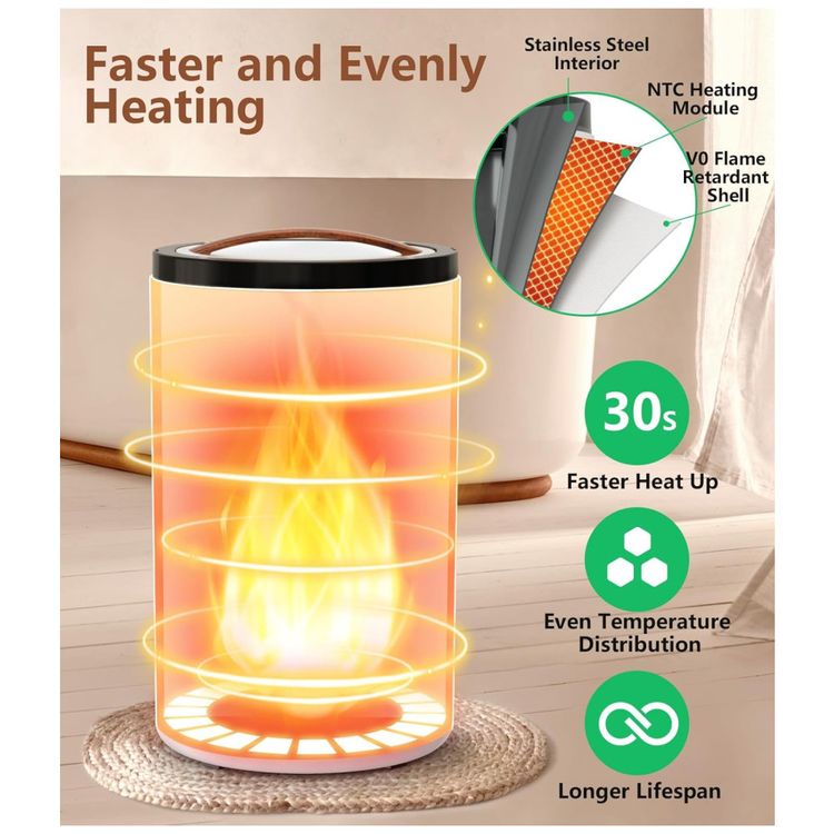Aquecedor-de-Toalhas-20L-para-Banheiro-com-Timer-Imagem-2