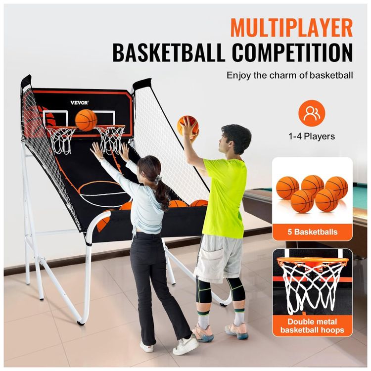 Basquete-Eletronico-VEVOR-para-2-jogadores-com-8-modos-Imagem-4