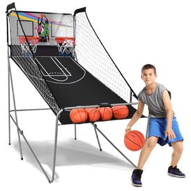 Basquete-Eletronico-Goplus-Dobravel-com-2-Cestas-Pontuacao-Imagem-0