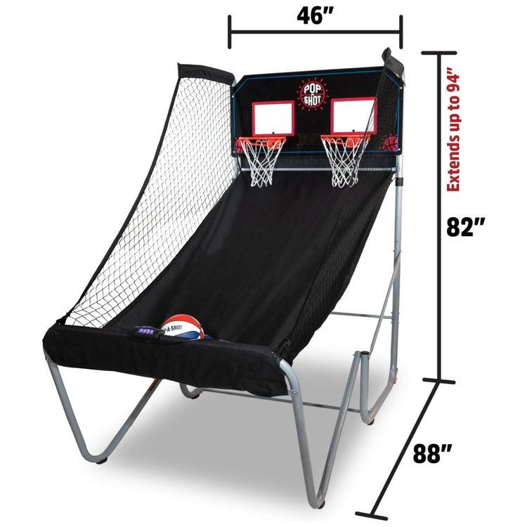 Basquete-Eletronico-Pop-A-Shot-Home-Dual-Shot-Basquete-de-Imagem-1