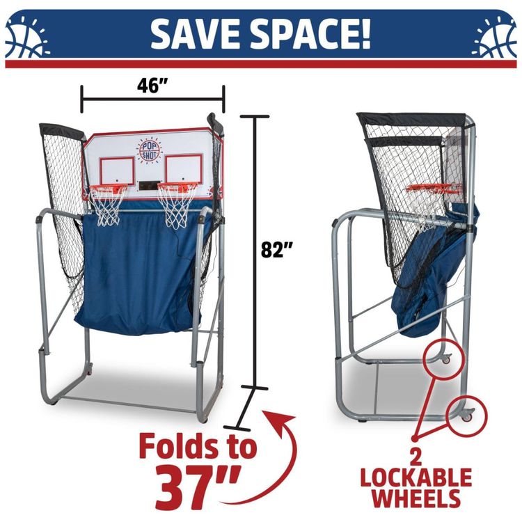 Basquete-Eletronico-Pop-A-Shot-Home-Dual-Shot-Basquete-de-Imagem-5