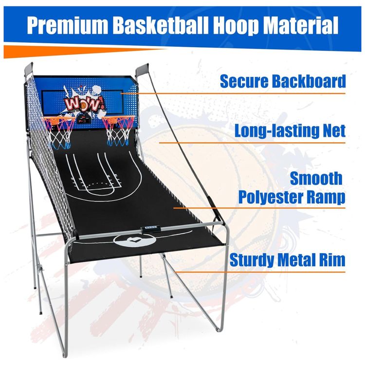 Basquete-Eletronico-Arcade-Dobravel-Giantex-com-8-Modos-de-Imagem-5