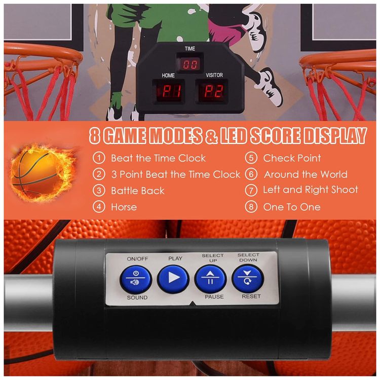 Basquete-Eletronico-Giantex-Dobravel-8-Opcoes-de-Jogo-2-Imagem-3