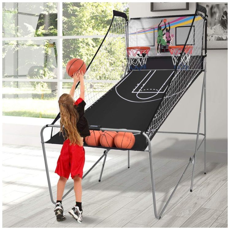 Basquete-Eletronico-Giantex-Dobravel-8-Opcoes-de-Jogo-2-Imagem-1
