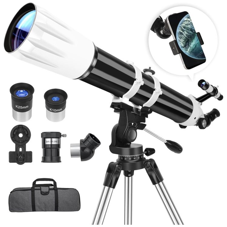 Telescopio-Refrator-Astronomico-de-90mm-e-900mm-para-Imagem-0
