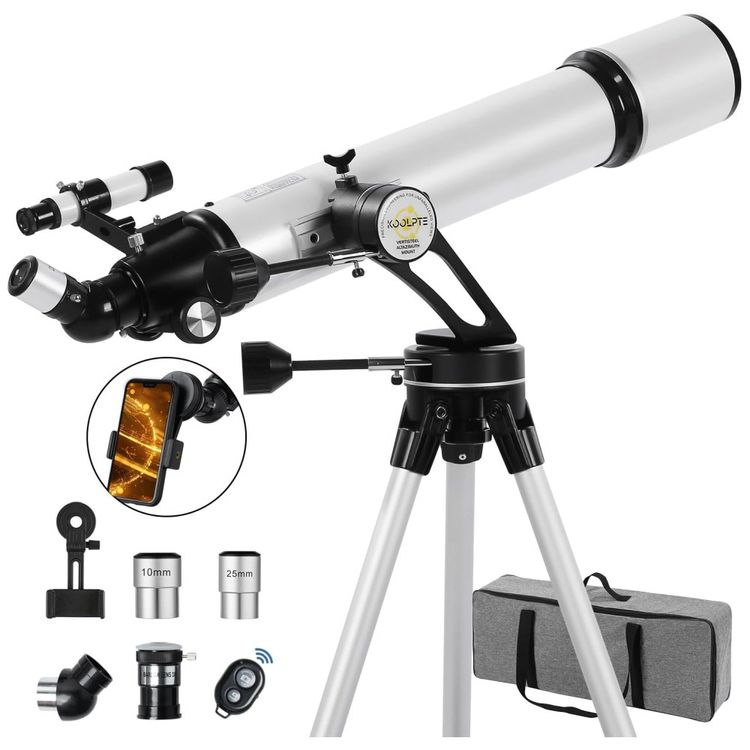 Telescopio-de-90mm-Diametro-e-700mm-com-Base-de-Montagem-Imagem-0