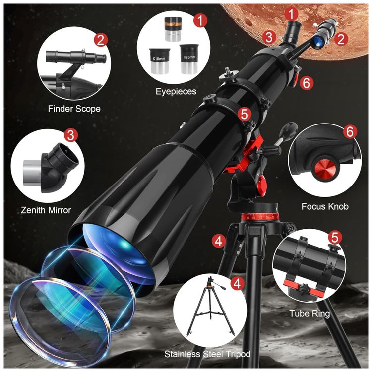 Telescopio-Potente-para-Adultos-90mm-Diametro-e-900mm-para-Imagem-5