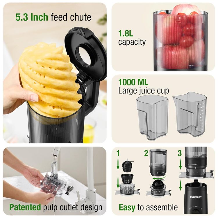 Espremedor-de-Sucos-TUUMIIST-a-Frio-com-Calha-de-Imagem-6