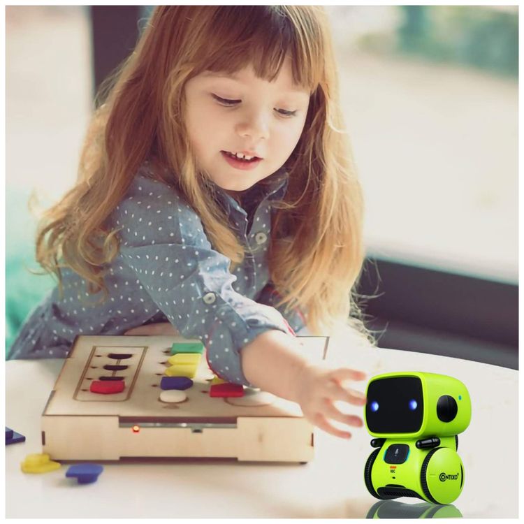 Robo-para-Criancas-Contixo-R1-com-Controle-de-Voz-Canto-Imagem-3