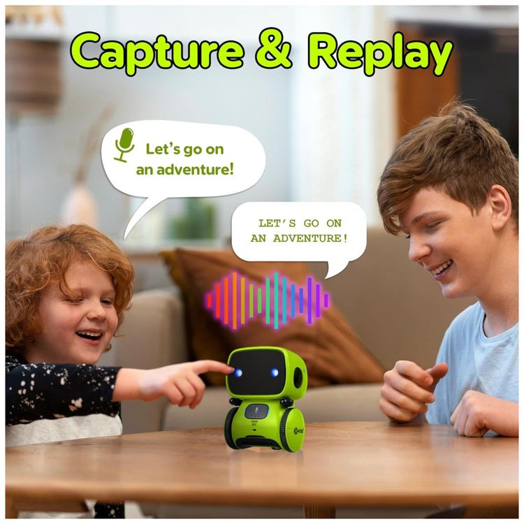 Robo-para-Criancas-Contixo-R1-com-Controle-de-Voz-Canto-Imagem-4