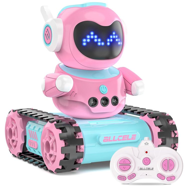 Robo-Infantil-ALLCELE-LED-RC-Brinquedo-de-Controle-Remoto-Imagem-0