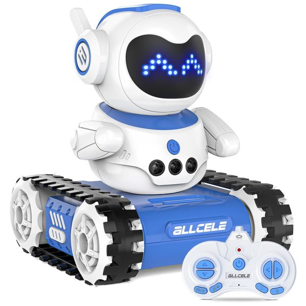 Robo-LED-RC-ALLCELE-com-Controle-Remoto-Expressoes-LED-Imagem-0