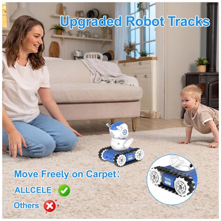 Robo-LED-RC-ALLCELE-com-Controle-Remoto-Expressoes-LED-Imagem-5
