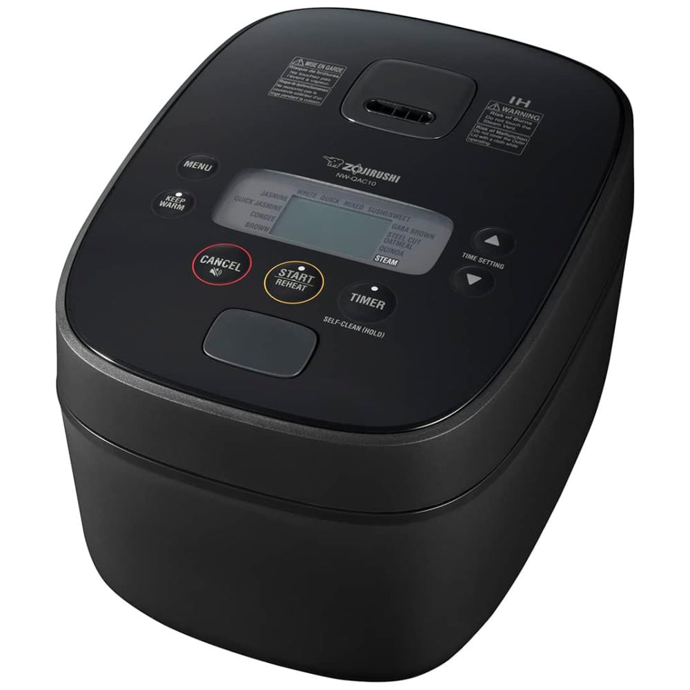 Panela de Arroz Zojirushi NW-QAC10 5,5 Xícaras de Capacidade, Fogão de Indução e Aquecedor com Panela Personalizada, Revestimento Antiaderente Duplo.