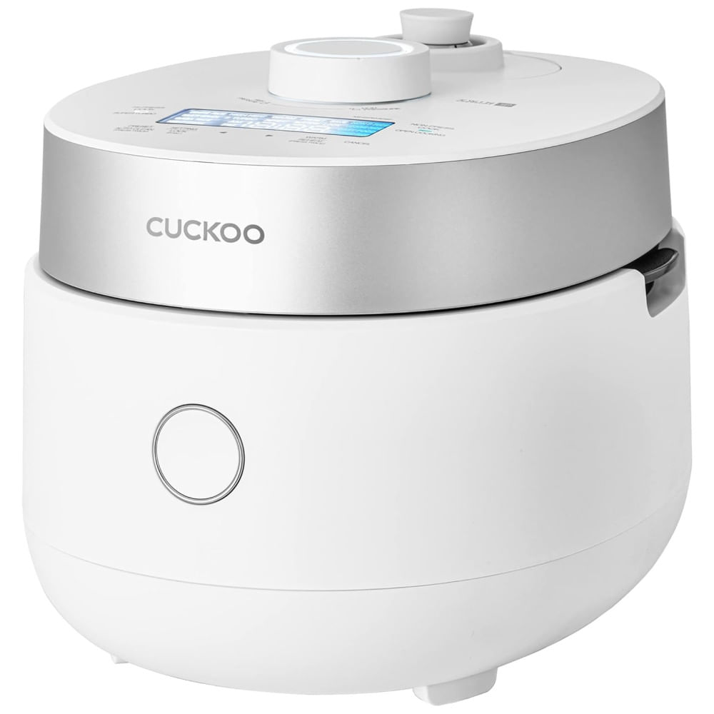 Encontraproduto.com.br - Panela de Arroz CUCKOO CRP-MHTR0309F 3 Xícaras (Cru) / 6 Xícaras (Cozido), Aquecimento por Indução, 15 Modos, Voz, Auto-Limpeza, Tigela Antiaderente.