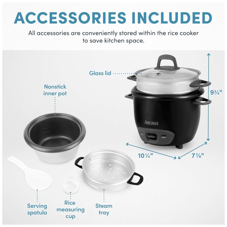 Panela-de-Arroz-e-Vaporizador-Aroma-Housewares-6-Xicaras-Imagem-3