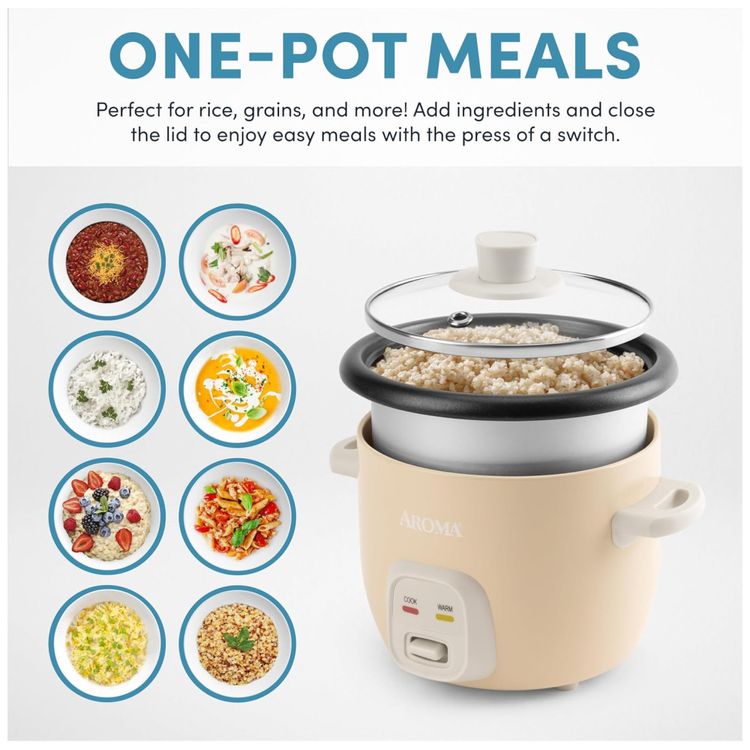 Panela-de-Arroz-AROMA®-Mini-Rice-Cooker-2-Xicaras--cru----Imagem-3