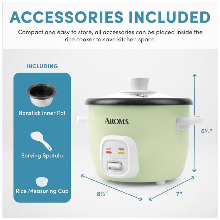 Panela-de-Arroz-AROMA®-Mini-2-Xicaras--Cru----4-Xicaras-Imagem-2
