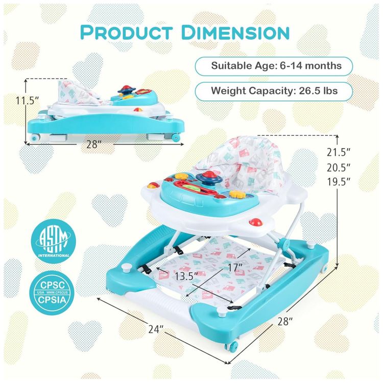 6-em-1-Baby-Walker.-Baby-Walker-com-rodas.-Altura-Imagem-6
