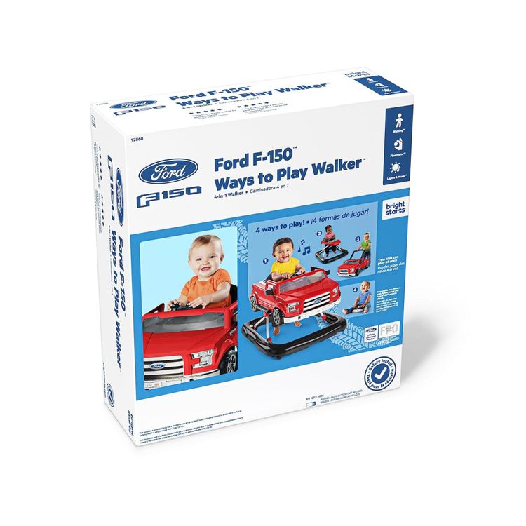 Ford-F-150-4-em-1-Centro-de-atividades-de-bebe-vermelho-Imagem-6