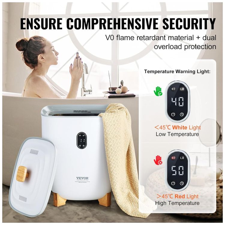 Aquecedor-de-Toalhas-VEVOR-25L-Balde-com-2-Modos-de-Imagem-4