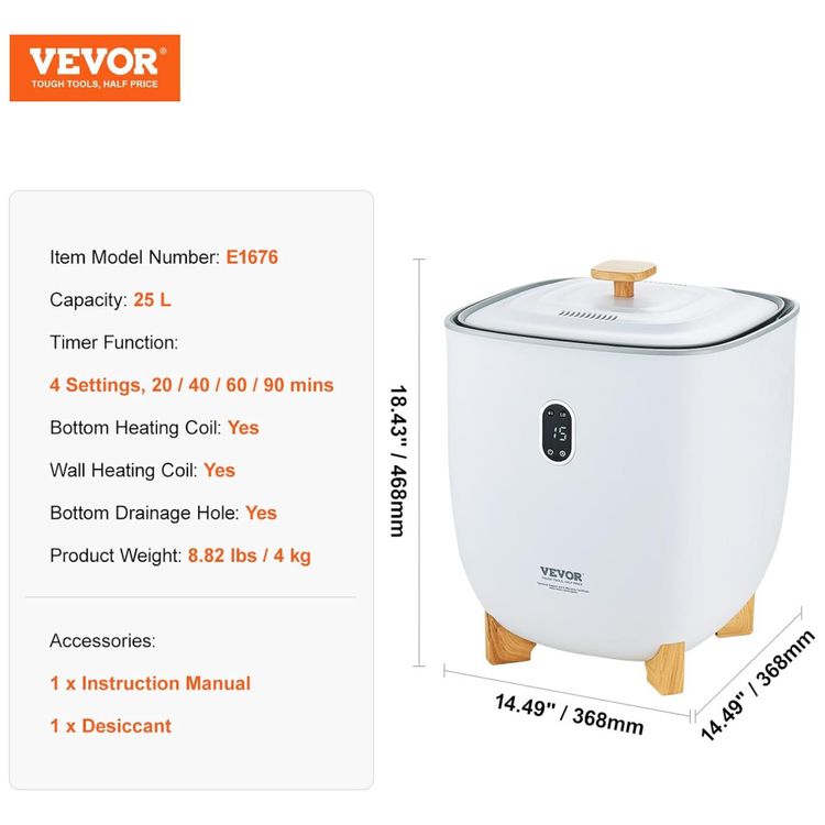Aquecedor-de-Toalhas-VEVOR-25L-Balde-com-2-Modos-de-Imagem-6