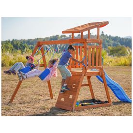 Playground-Dolphin-Playground-T-em-Madeira-para-Quintal-Imagem-0