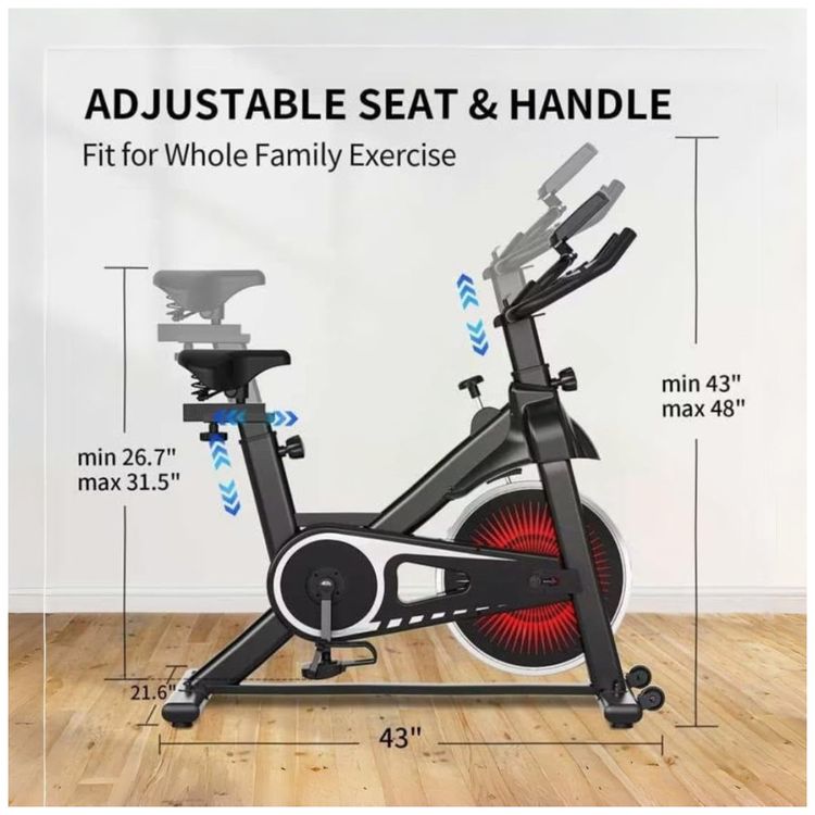 Bicicleta-Ergometrica-Estacionaria-para-Exercicios-em-Casa-Imagem-4