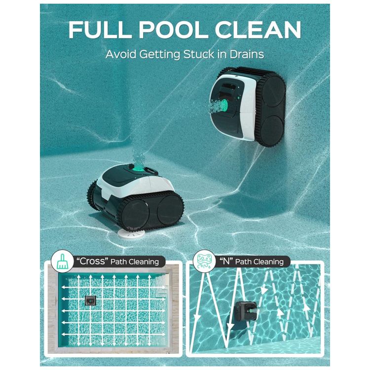 Robo-de-Piscina-WYBOT-C1-Sem-Fio-Succao-Potente-Imagem-3