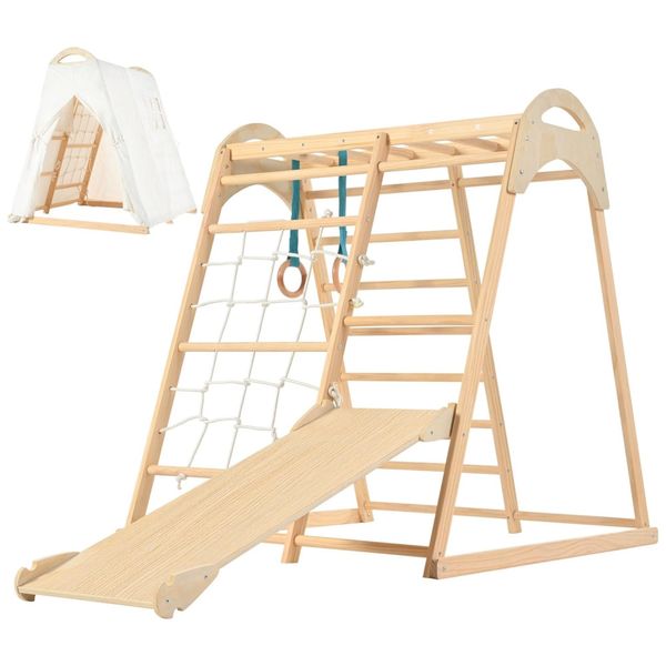Playground-OLLIKIVI-Parquinho-Indoor-Jungle-Gym-Brinquedo-Imagem-0
